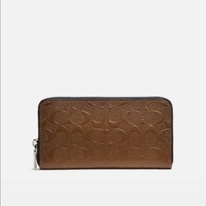 Brown Coach Leather Wallet
